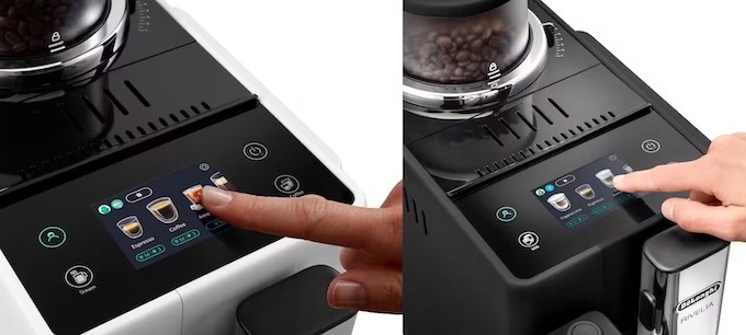 Rivelia De'Longhi, l'expresso broyeur qui change de café en un clic