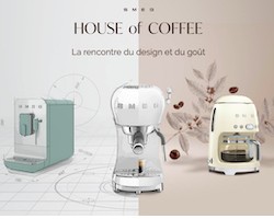 House of Coffee par Smeg, quand le goût rencontre le design