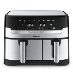 Moulinex Dual Easy Fry, pour une cuisson air chaud ou grill en grande capacité