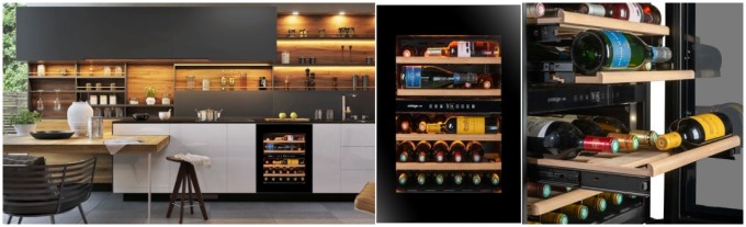 Avintage AVI72PLATINUM, une cave à vin qui se niche à merveille dans la cuisine