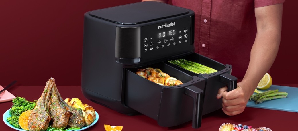 Air Fryer nutribullet Double Bac :  deux bacs,  deux fois plus de possibilités